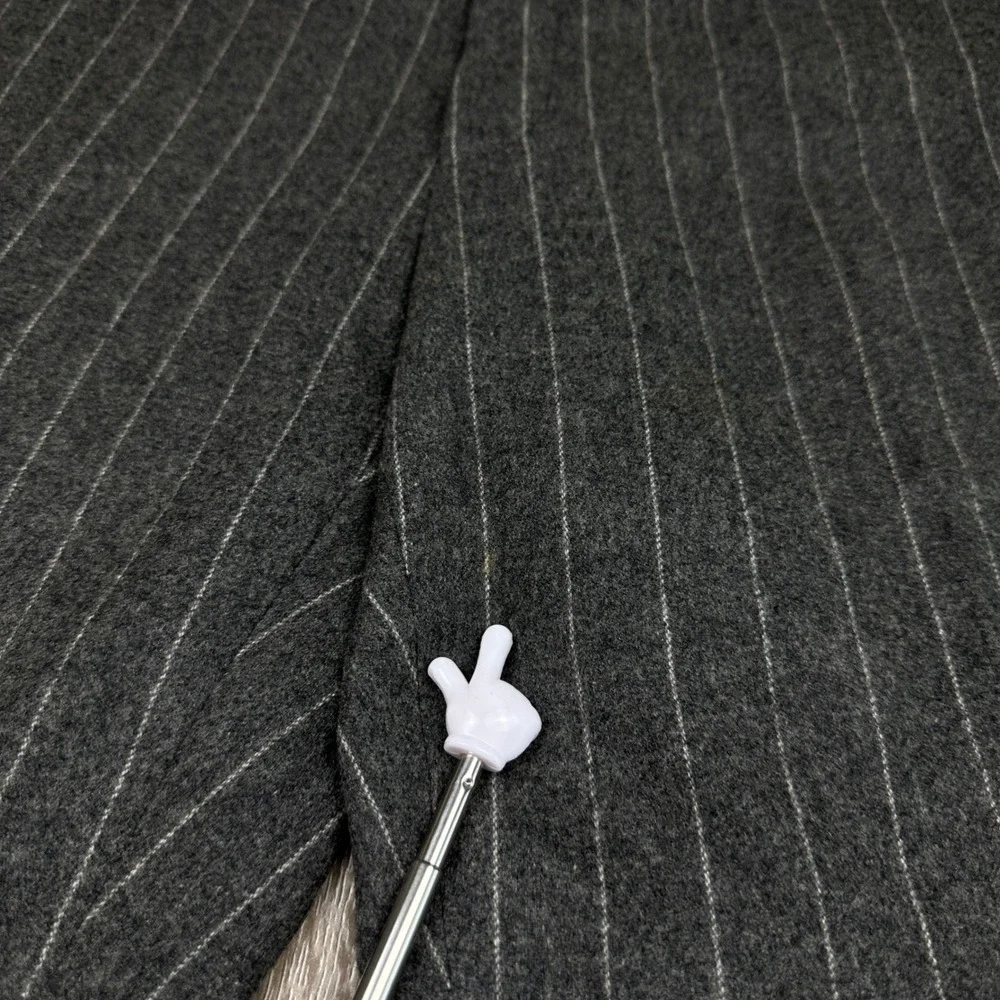 Polo Ralph Lauren Pinstripe 3 Piece Suit Wool Cashmere Made in Italy 42S 36x29